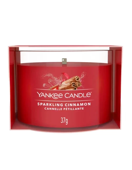 Yankee Candle - Sparkling Cinnamon Glass Votive Candle
