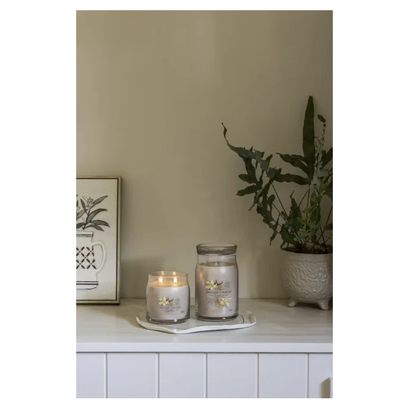 Yankee Candle - Vanilla Crème Brûlée Candela in Giara Media