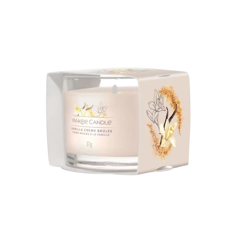 Yankee Candle - Vanilla Crème Brûlée Glass Votive Candle