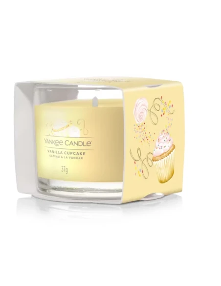 Yankee Candle - Vanilla Cupcake - Candela Votiva in Vetro