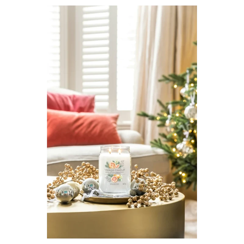 Yankee Candle - White Spruce & Grapefruit Large Jar Candle