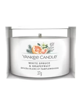 Yankee Candle - White Spruce & Grapefruit Candela Votiva in Vetro