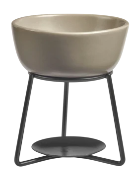 Yankee Candle - Pebble Tealight Burner - Pure Cashmere