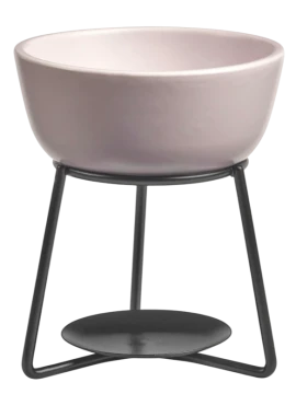 Yankee Candle - Pebble Tealight Burner - Grey Lilac