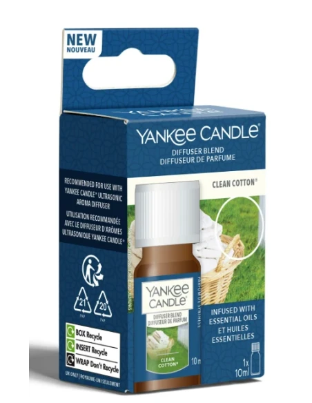 Yankee Candle - Ultrasonic Diffuser Refill - Clean Cotton®