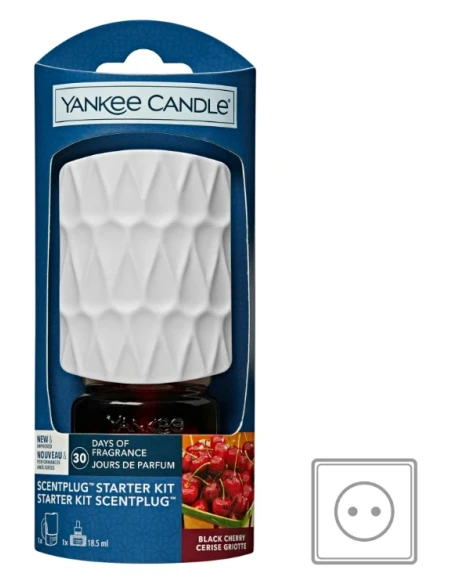 Yankee Candle - Kit Base Scentplug  Organic - Black Cherry