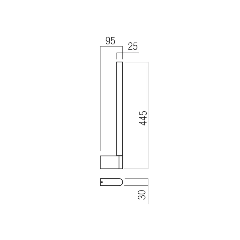 Redo Group - Cityline Wall Lamp - Matt White