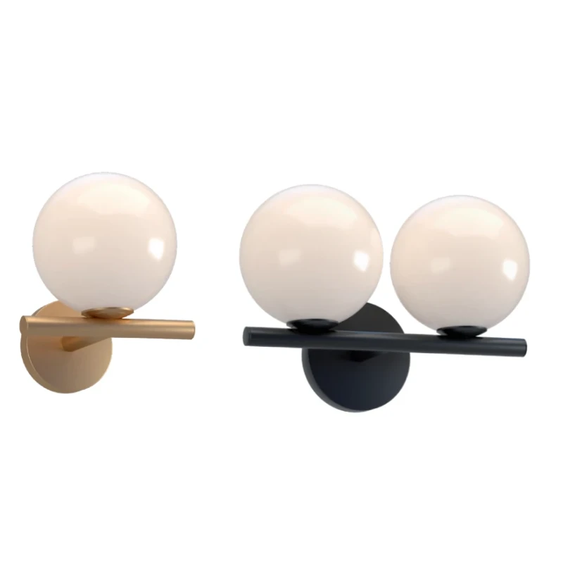 Redo Group - Talis Lampada da Parete Doppia - Nero Opaco