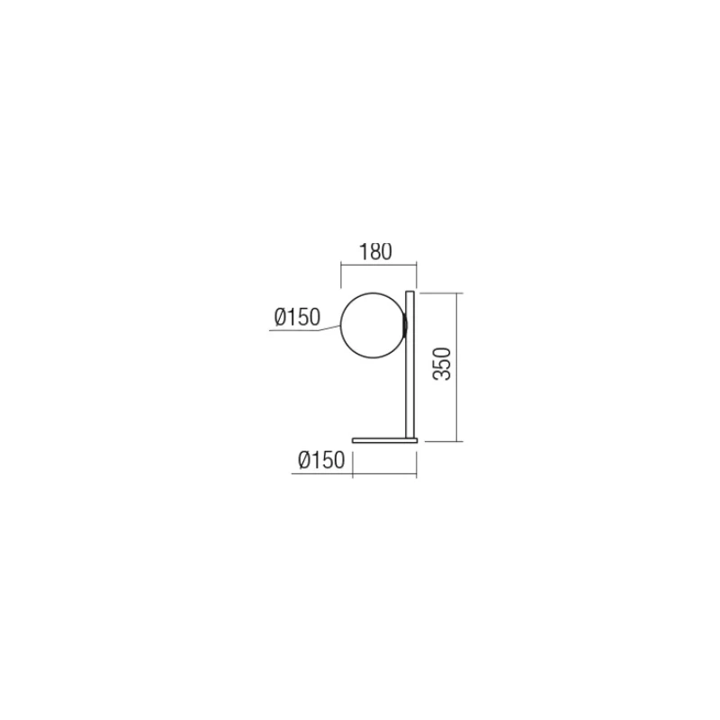 Redo Group - Talis Lampada da Tavolo - Bronzo Spazzolato