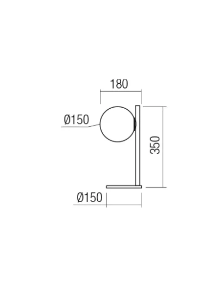 Redo Group - Talis Table Lamp - Brushed Bronze