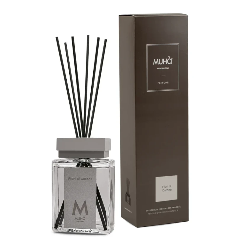Muhà - Diffusore a Bastoncini - Fiori di Cotone