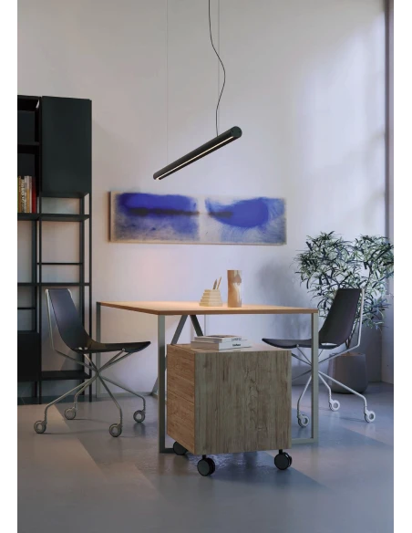 Redo Group - Cityline Lampada a Sospensione - Nero Opaco / Silver Coffee