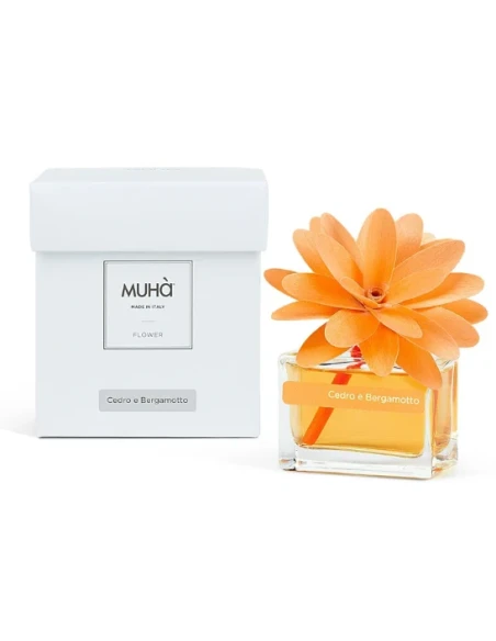 Muhà - Diffusore Flower - Cedro e Bergamotto 30 ml
