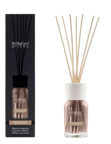 Millefiori Milano - Reed Diffuser - Silk & Rice Powder