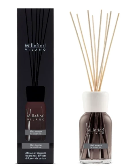 Millefiori Milano - Diffusore a Bastoncini - Black Tea Rose