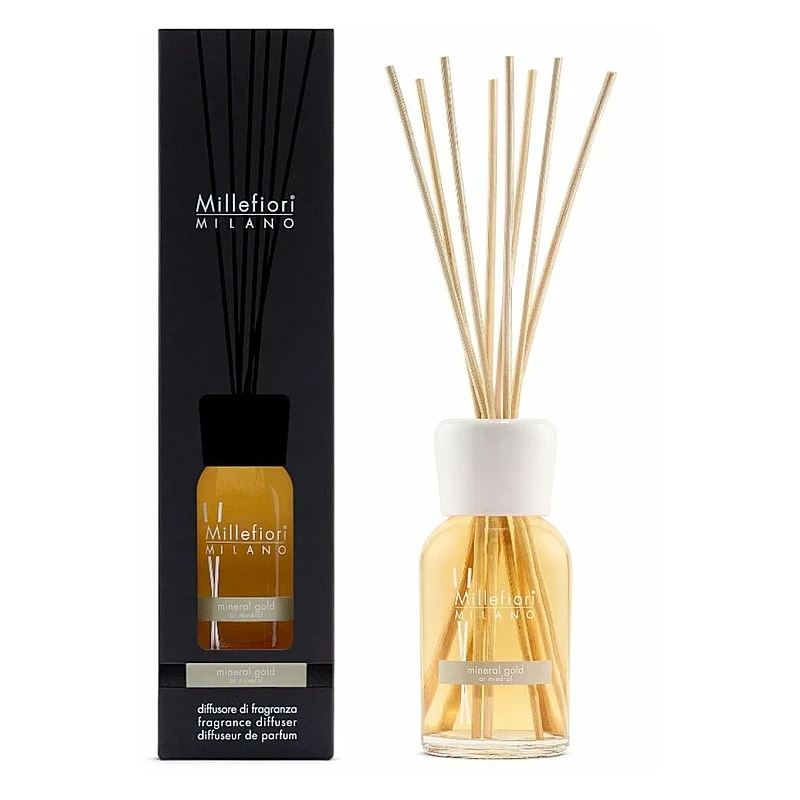 Millefiori Milano - Reed Diffuser - Mineral Gold