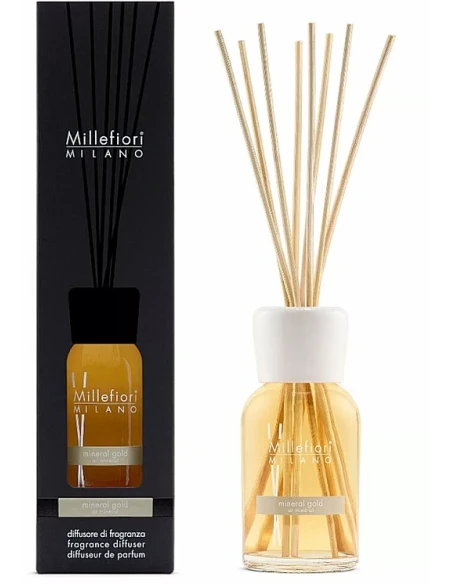 Millefiori Milano - Reed Diffuser - Mineral Gold