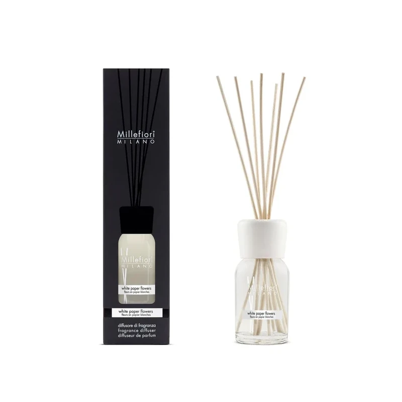 Millefiori Milano - Reed Diffuser - White Paper Flowers