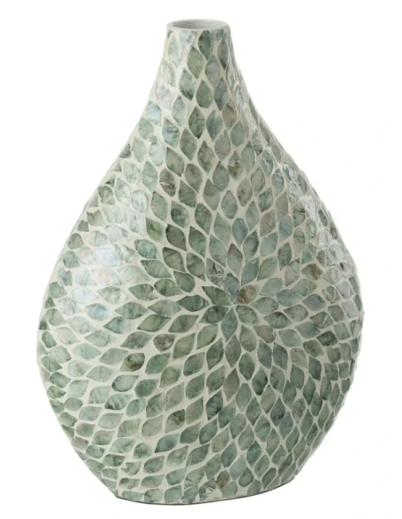 J-Line - Alpha Perla Vase - Light Blue