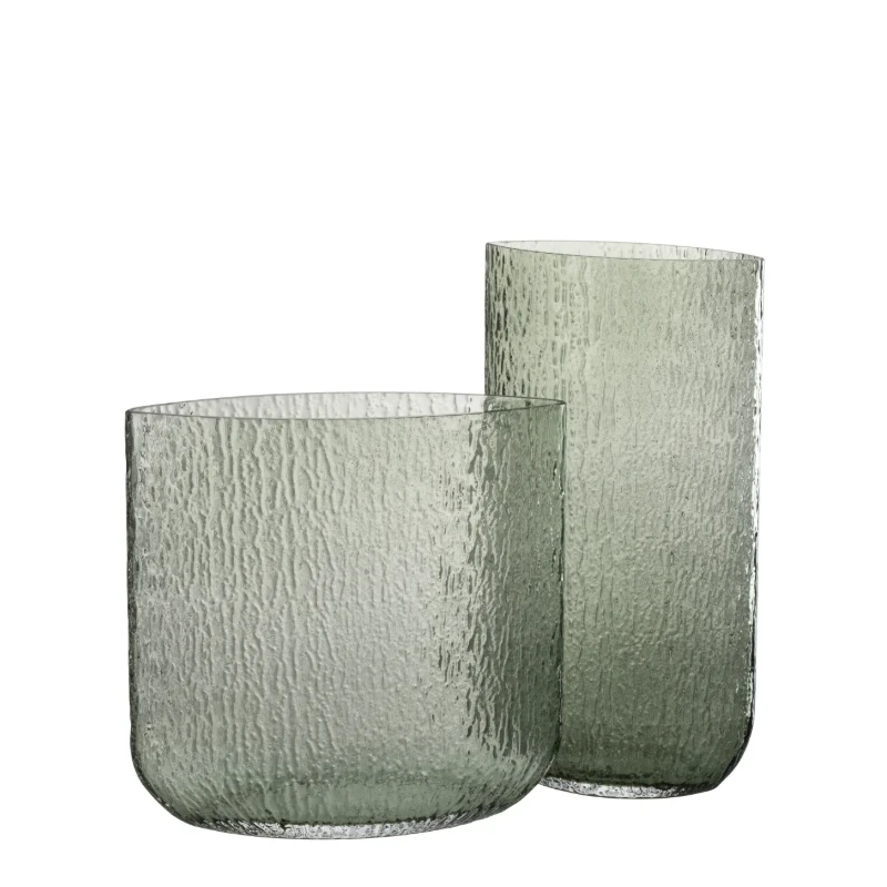 J-Line - Mila Vase - Green Glass