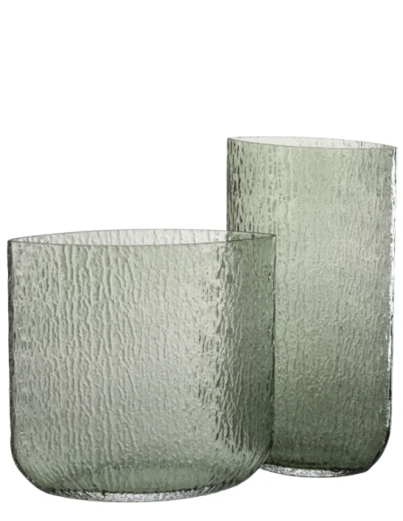 J-Line - Vaso Mila - Vetro Verde