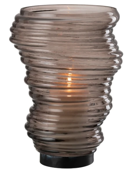 J-Line - Tornado Vase - Grey