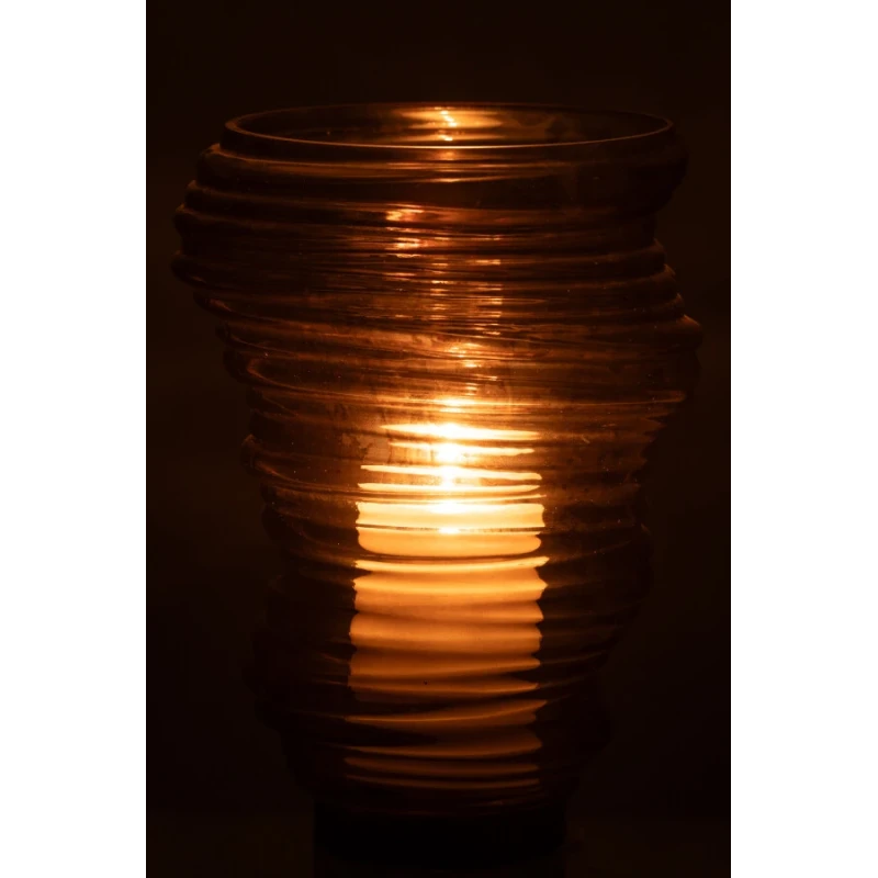 J-Line - Tornado Vase - Grey