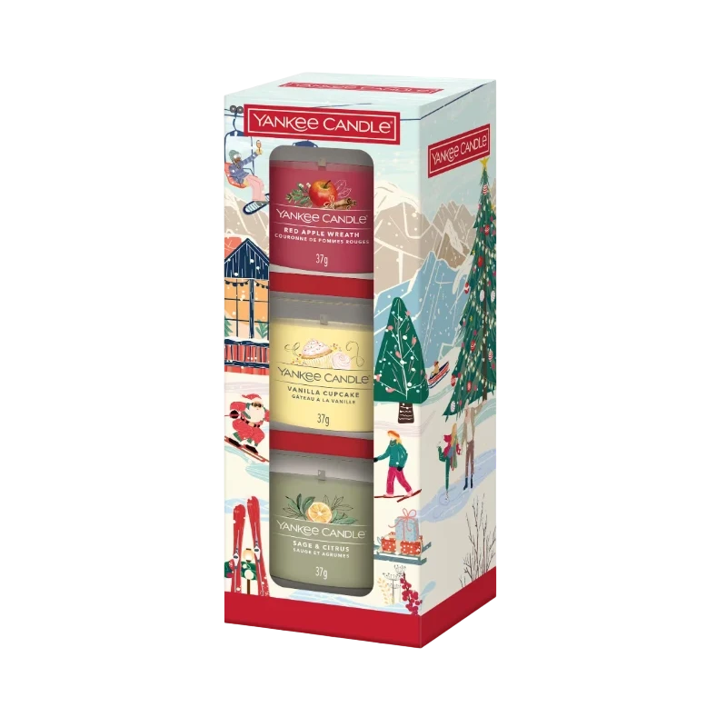 Yankee Candle - Confezione Regalo Holiday Party - 3 Candele Votive Mini