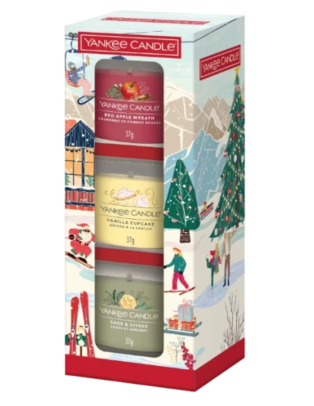 Yankee Candle - Confezione Regalo Holiday Party - 3 Candele Votive Mini