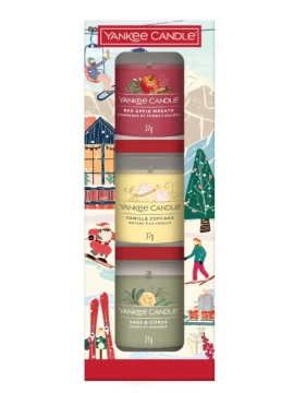 Yankee Candle - Confezione Regalo Holiday Party - 3 Candele Votive Mini
