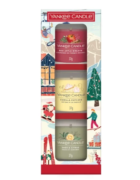 Yankee Candle - Holiday Party Gift Set - 3 Mini Votive Candles