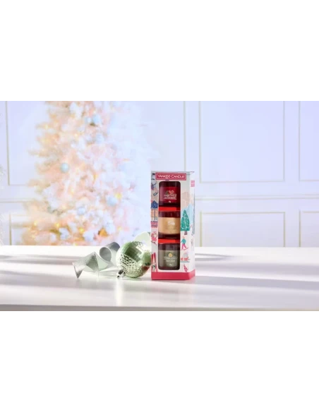 Yankee Candle - Holiday Party Gift Set - 3 Mini Votive Candles