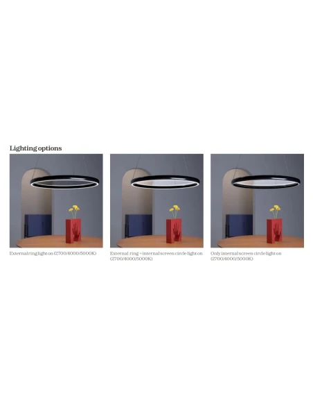 Redo Group - Vance Lampada a Sospensione - Nero