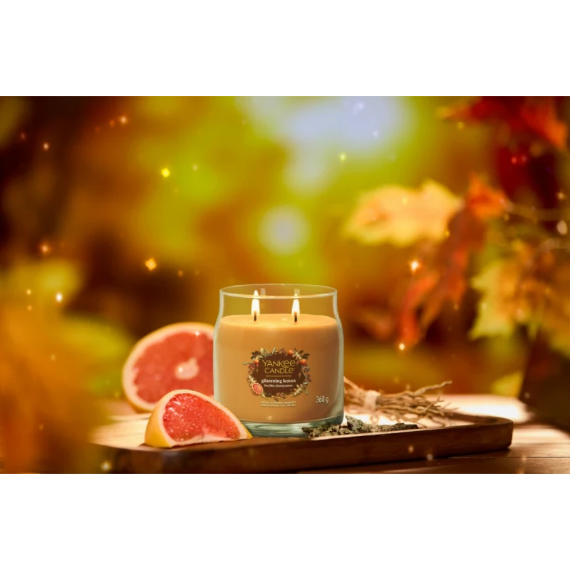 Yankee Candle - Glistening Leaves - Candela in Giara Media