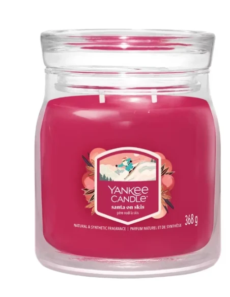 Yankee Candle - Santa on Skis - Candela in Giara Media