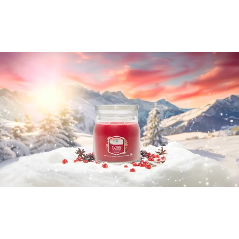 Yankee Candle - Santa on Skis - Candela in Giara Media