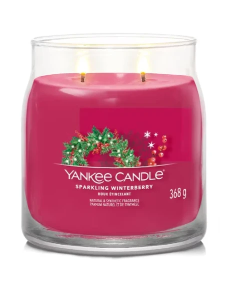 Yankee Candle - Sparkling Winterberry - Medium Jar Candle