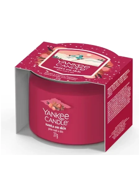 Yankee Candle - Santa on Skis - Candela Votiva in Vetro