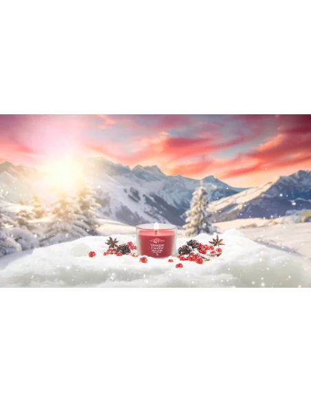 Yankee Candle - Santa on Skis - Candela Votiva in Vetro