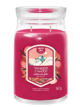 Yankee Candle - Santa on Skis - Large Jar Candle