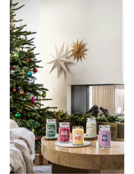 Yankee Candle - Santa on Skis - Candela in Giara Grande