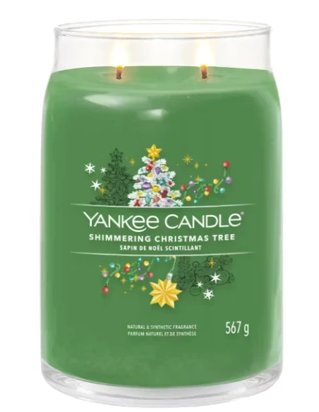 Yankee Candle - Shimmering Christmas Tree - Candela in Giara Grande