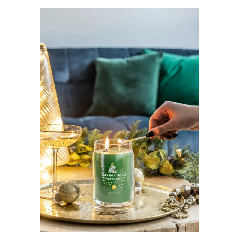 Yankee Candle - Shimmering Christmas Tree - Candela in Giara Grande