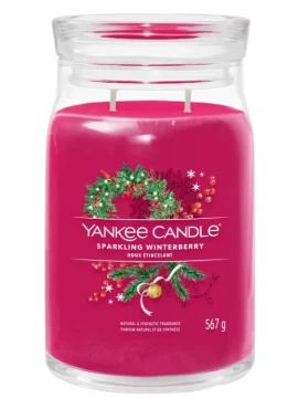 Yankee Candle - Sparkling Winterberry - Candela in Giara Grande