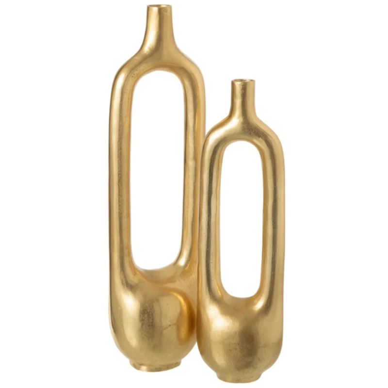 J-Line - Hollow Inner Vase - Gold