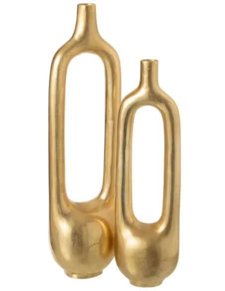 J-Line - Hollow Inner Vase - Gold
