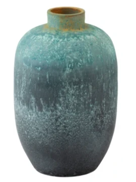 J-Line - Vintage Vase - Light Blue