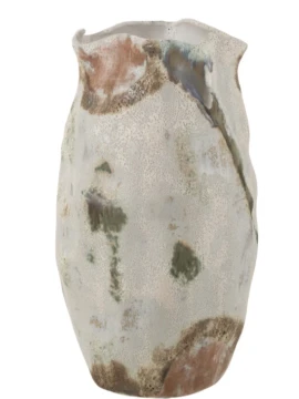 J-Line - Vaso Cilindrico Tessitura Luna - Argilla Mix