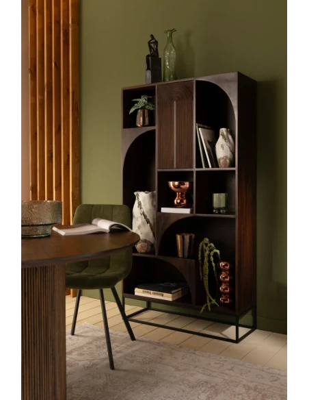 J-Line - Moon Weaving Cylindrical Vase - Clay Mix