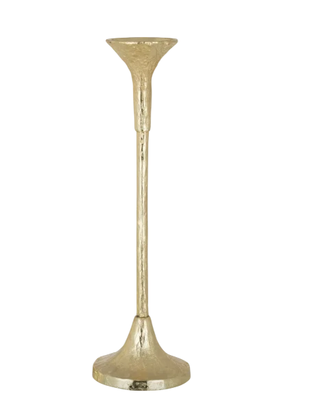 J-Line - Marie Candlestick - Matte Gold